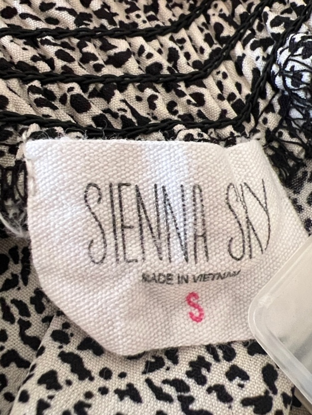 Sienna Sky Black and Ivory Lightweight Pant - Picture 2 of 8